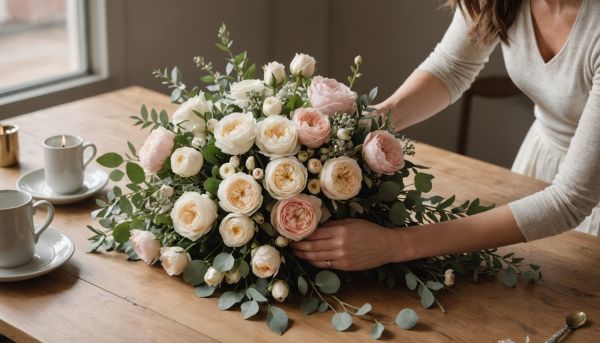 Comment composer une gerbe de fleurs élégante
