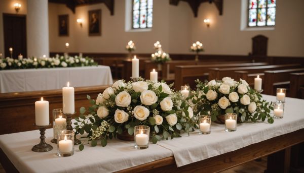 Comment décorer une table de baptême avec des fleurs ?