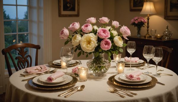 Comment préparer un dîner romantique fleuri et doux