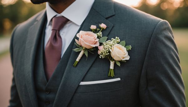 Pourquoi la boutonnière de marié doit assortir