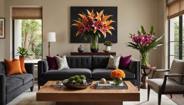 Sublimer son salon avec des fleurs exotiques rares