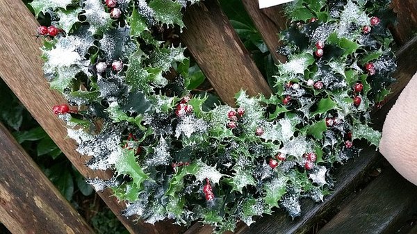 Comment créer une couronne de Noël avec des fleurs fraîches ?